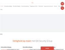 Tablet Screenshot of gwsecurity.be